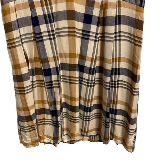 Skies are Blue Stitch Fix Embroidered Plaid Dress Size Large NWT - Picture 6 of 8